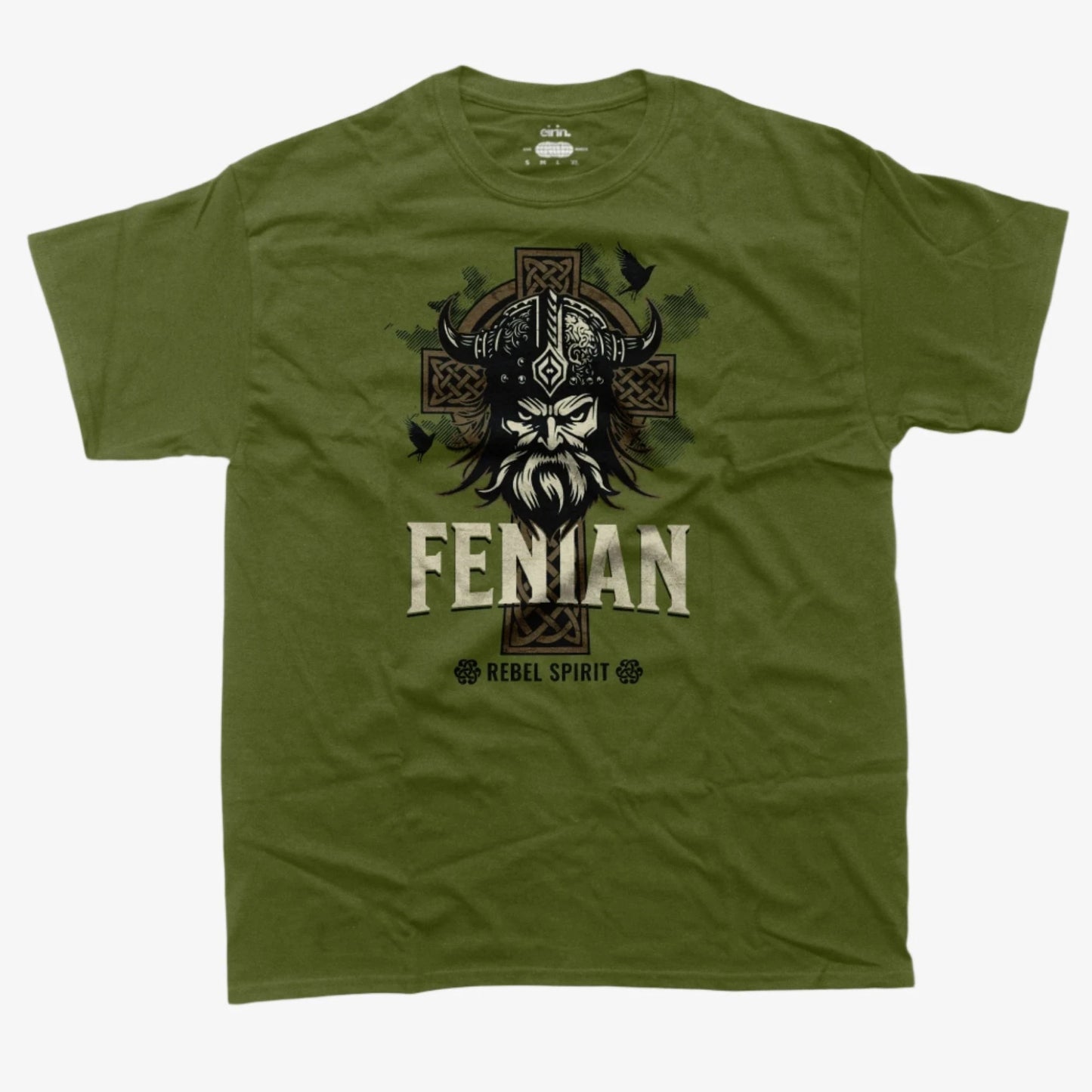 Eirin Apparel Men's T-Shirt Olive / S Men’s Fenian Rebel Spirit T-Shirt