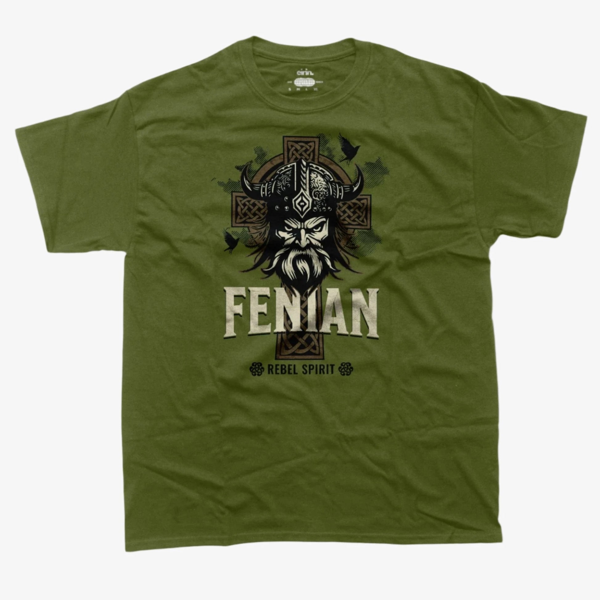 Eirin Apparel Men's T-Shirt Olive / S Men’s Fenian Rebel Spirit T-Shirt