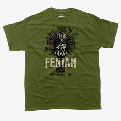 Eirin Apparel Men's T-Shirt Olive / S Men’s Fenian Rebel Spirit T-Shirt
