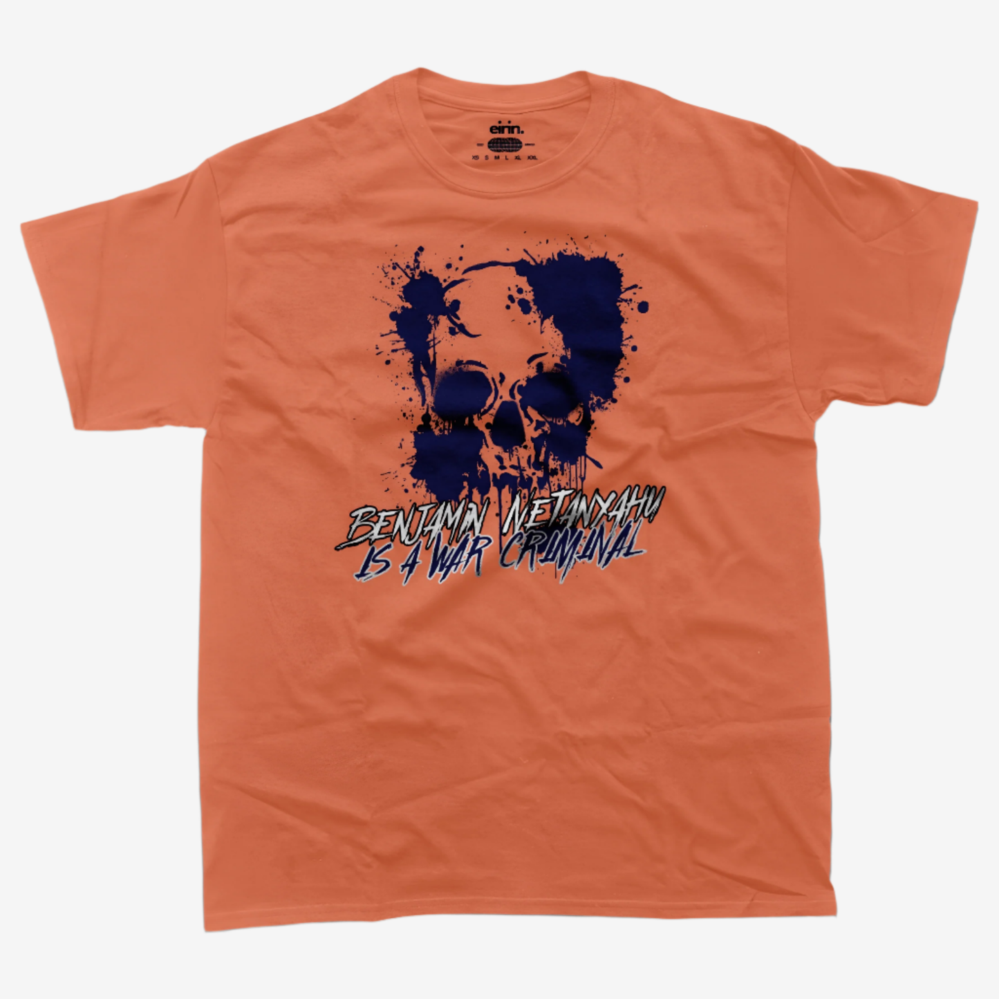 Eirin Apparel Men's T-Shirt Orange / S Men's Benjamin Netanyahu Is A War Criminal T-Shirt