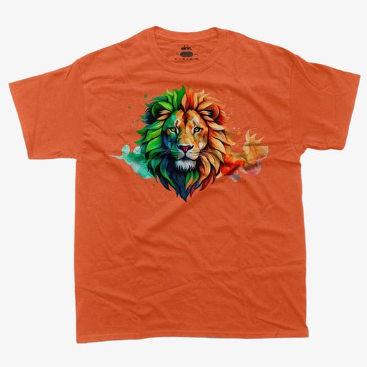 Eirin Apparel Men's T-Shirt Orange / S Men's Celtic Lion T-Shirt