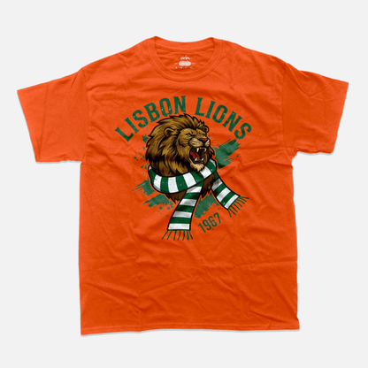 Eirin Apparel Men's T-Shirt Orange / S Unisex Roaring Lisbon Lions 1967 T-Shirt