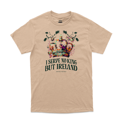 Eirin Apparel Men's T-Shirt Rebel Bloom / S Men's 'No King But Ireland' T-Shirt