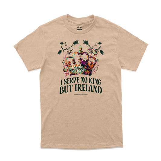 Eirin Apparel Men's T-Shirt Rebel Bloom / S Men's 'No King But Ireland' T-Shirt