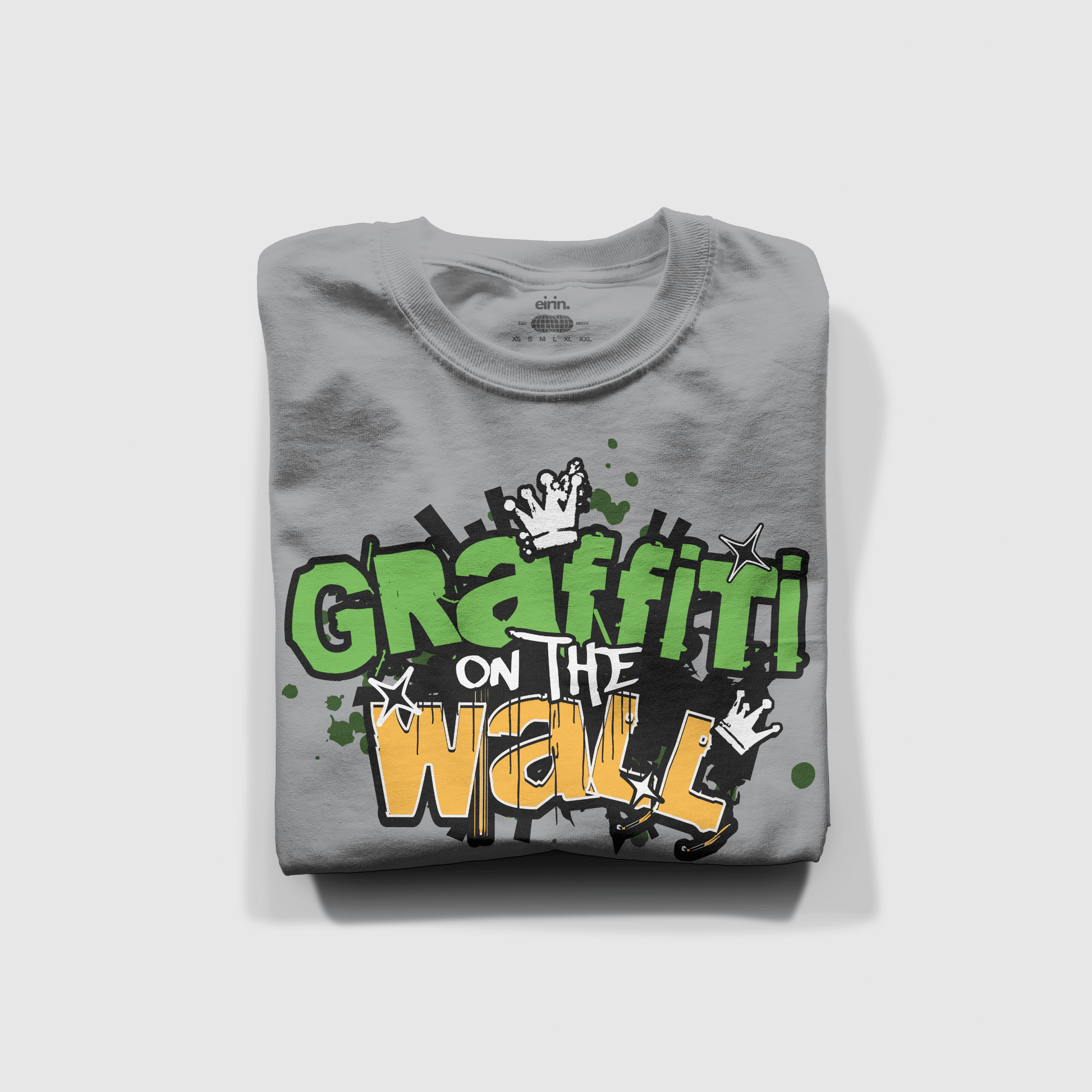 Eirin Apparel Men's T-Shirt Sport Grey / S Men's Graffiti On The Wall Irish Tricolour Celtic T-Shirt