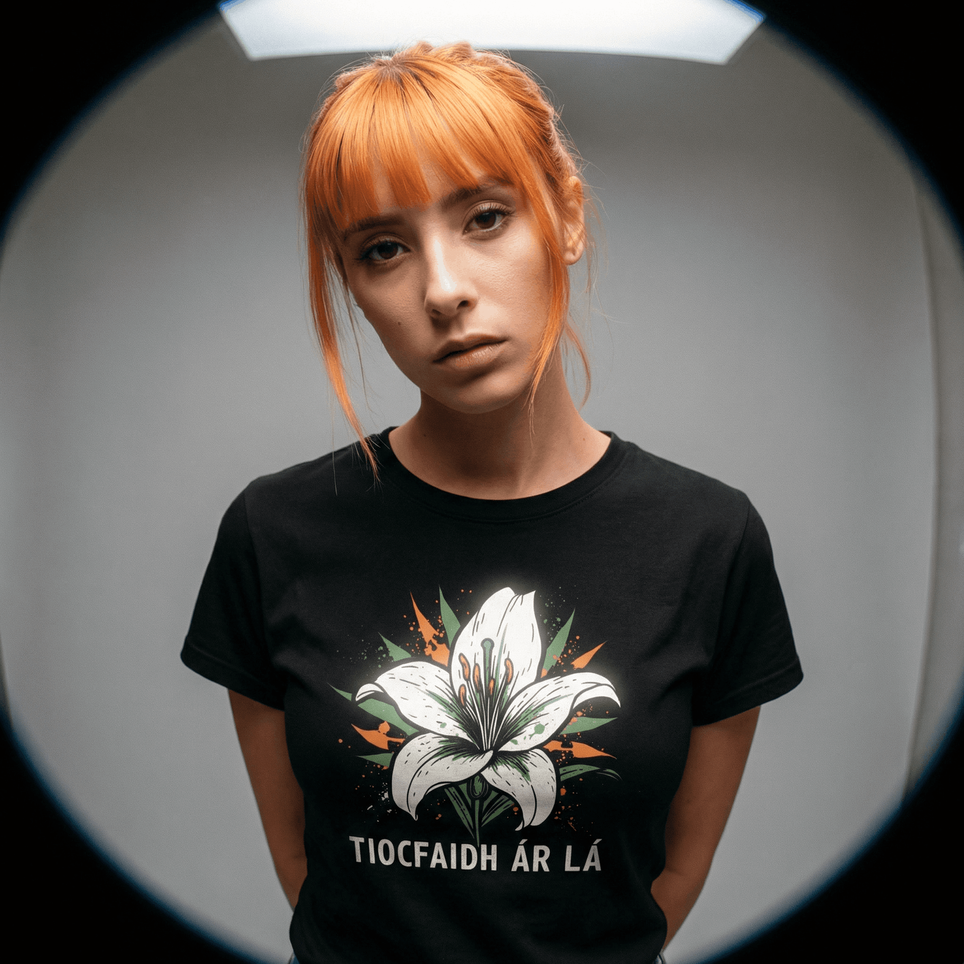 Eirin Apparel Men's T-Shirt 'Tiocfaidh ár lá' Easter Lily T-Shirt