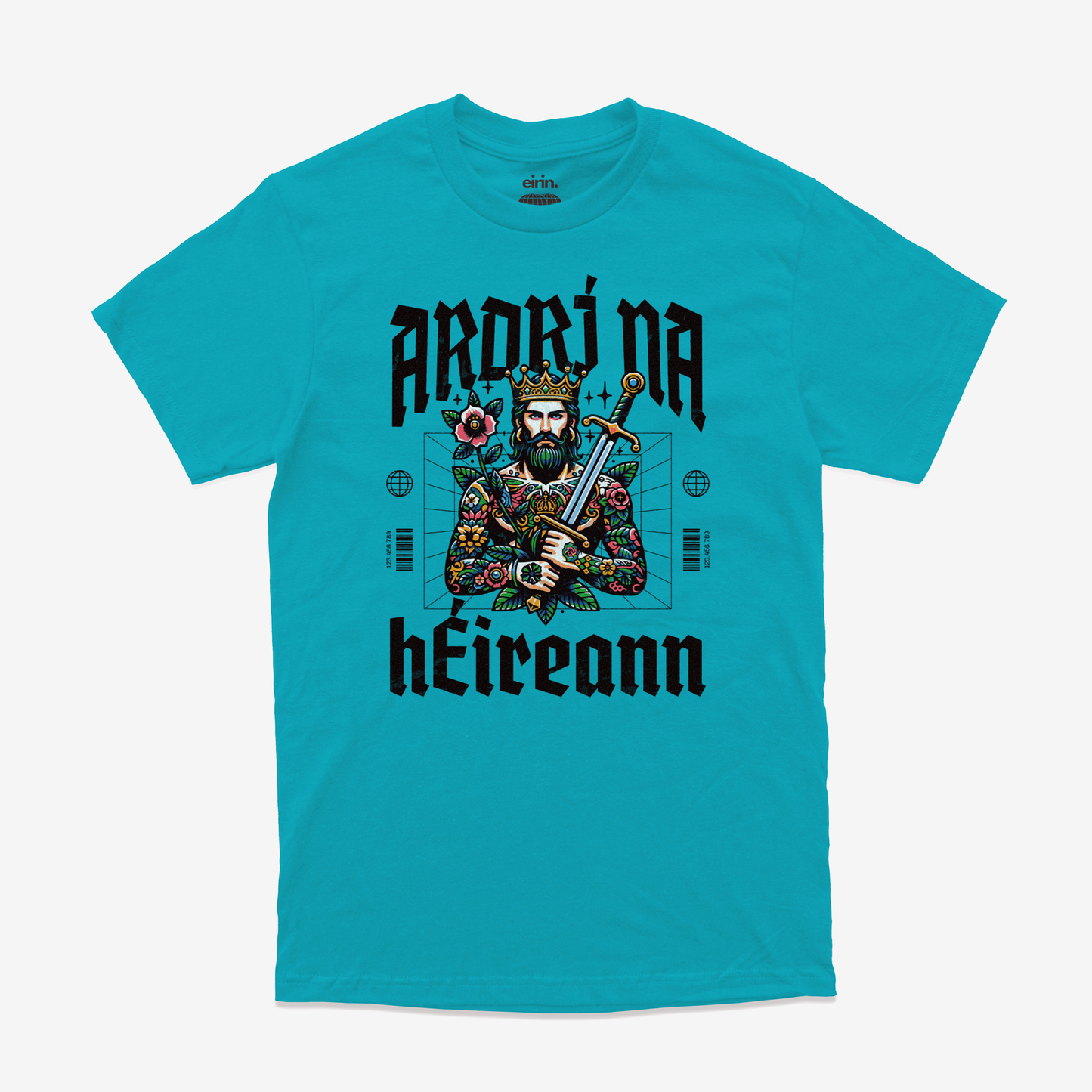Eirin Apparel Men's T-Shirt Tropical / S Men's 'High King Of Ireland' Gaelic T-Shirt