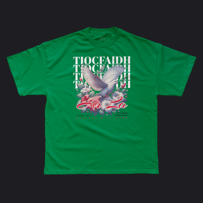 Eirin Apparel Men's T-Shirt Turf Green / S Men's Doves of Freedom Gaelic T-Shirt