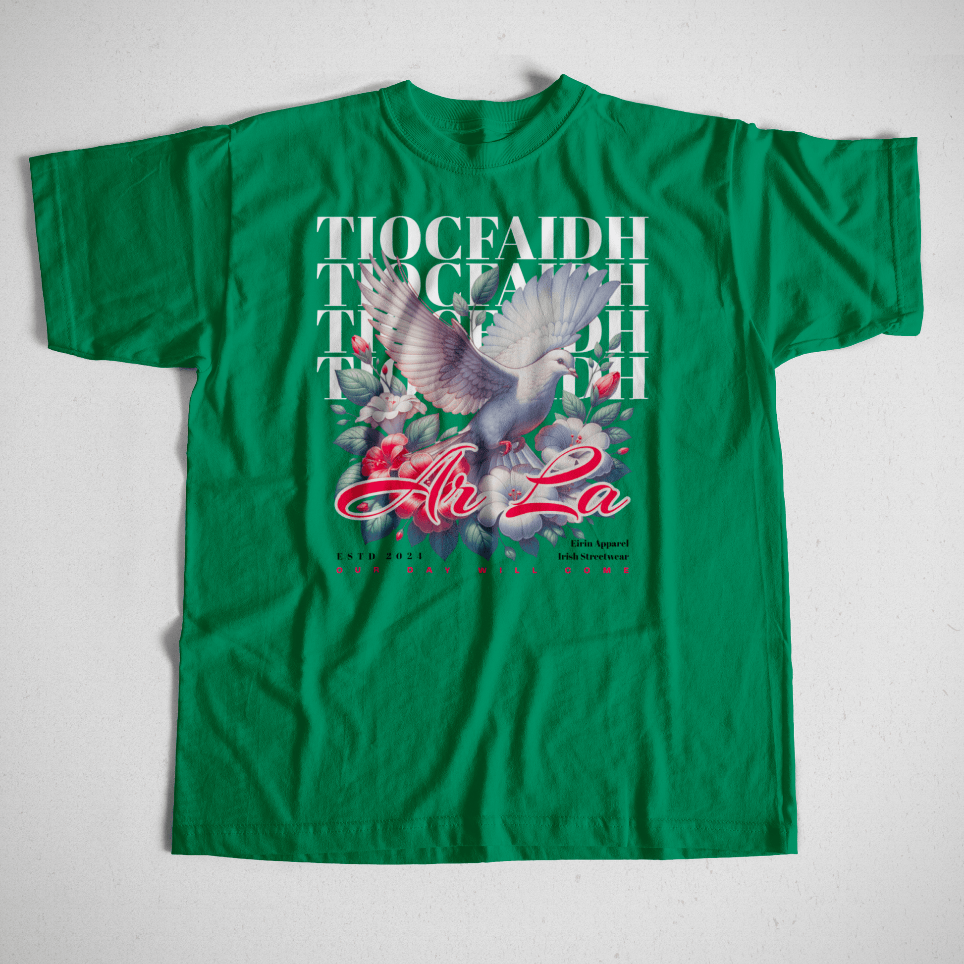 Eirin Apparel Men's T-Shirt Turf Green / S Men's Doves of Freedom T-Shirt