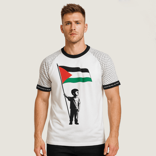 Eirin Apparel Men's T-Shirt Unisex 'From The River To The Sea' Palestine Jersey
