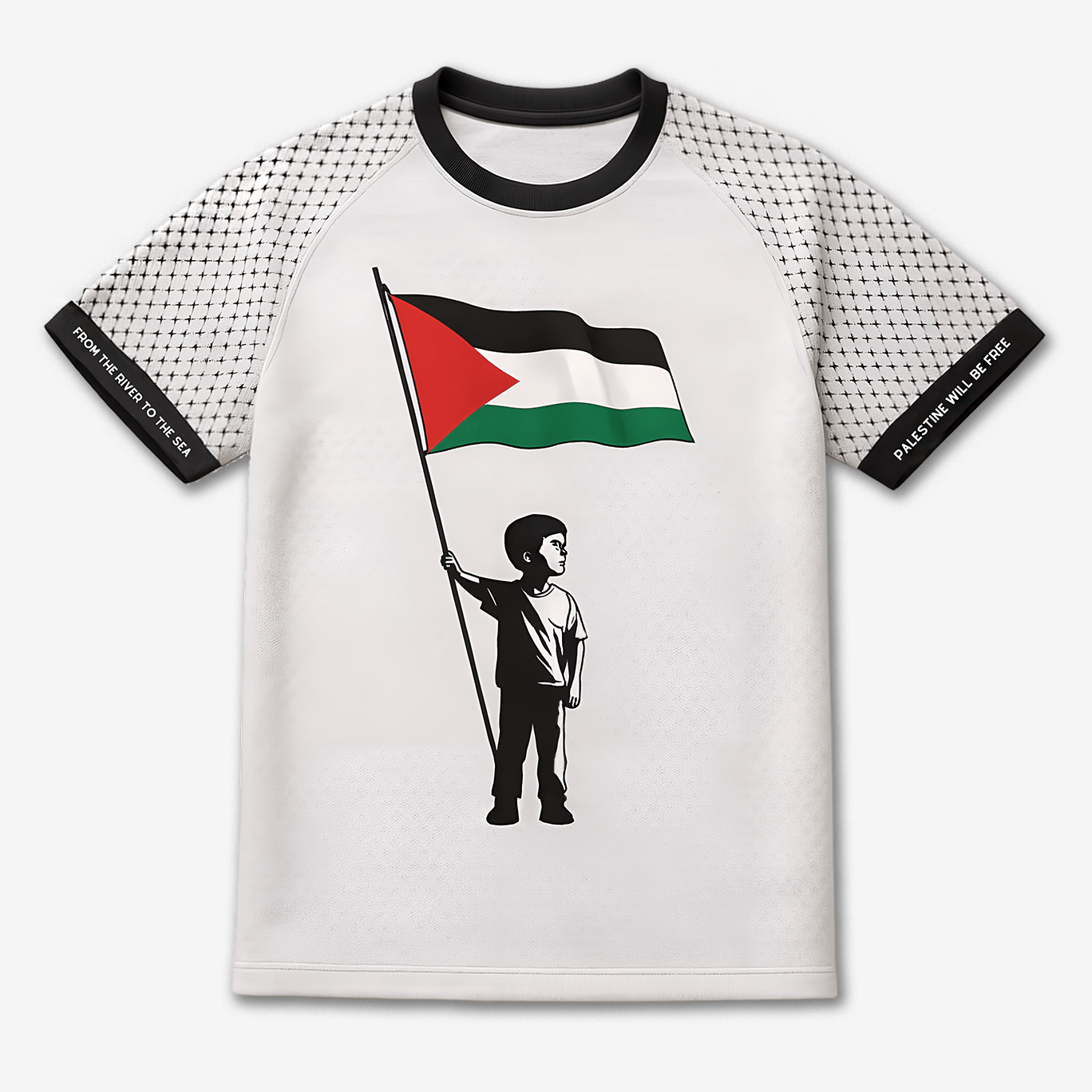 Eirin Apparel Men's T-Shirt Unisex 'From The River To The Sea' Palestine Jersey