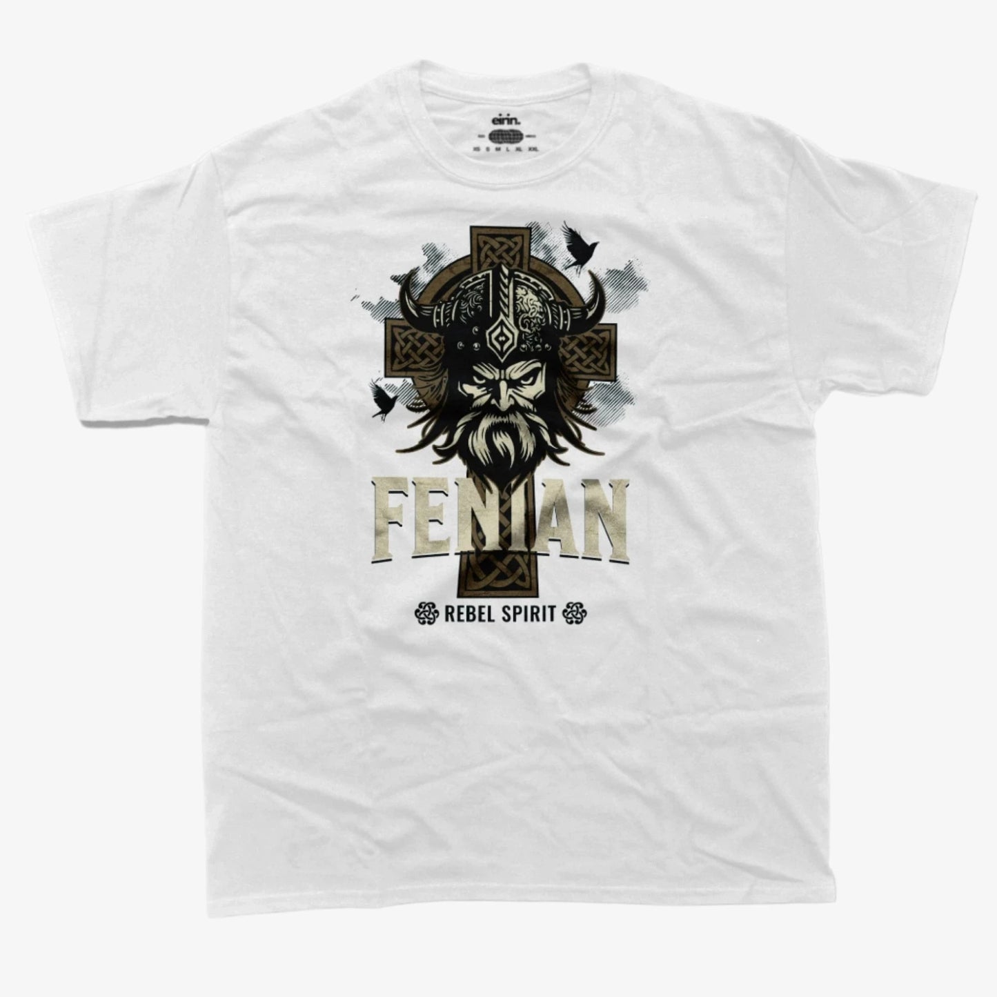 Eirin Apparel Men's T-Shirt White / S Men’s Fenian Rebel Spirit T-Shirt
