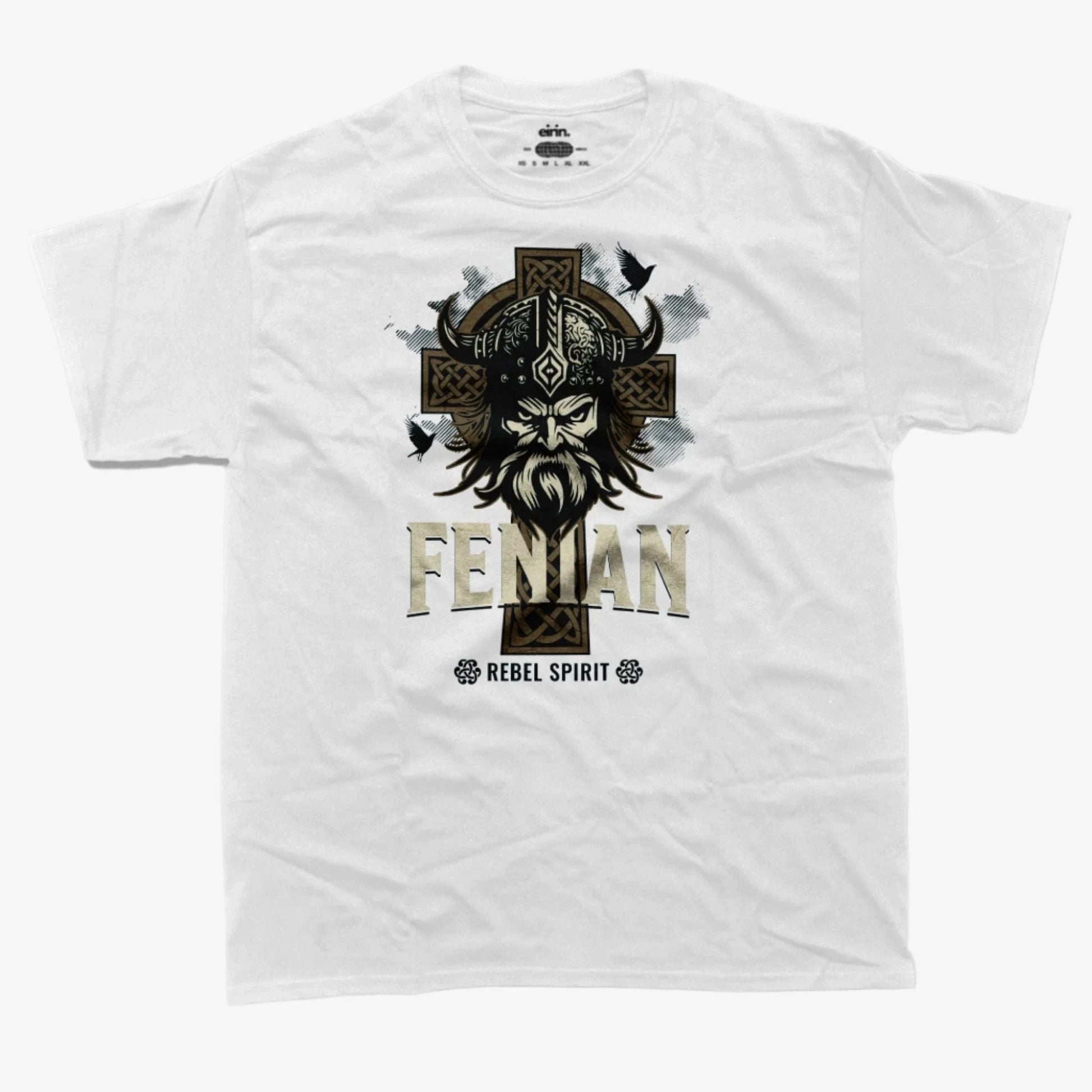 Eirin Apparel Men's T-Shirt White / S Men’s Fenian Rebel Spirit T-Shirt