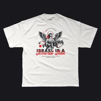 Eirin Apparel Men's T-Shirt White / S Men's 'Israel Is A Terrorist State' T-Shirt