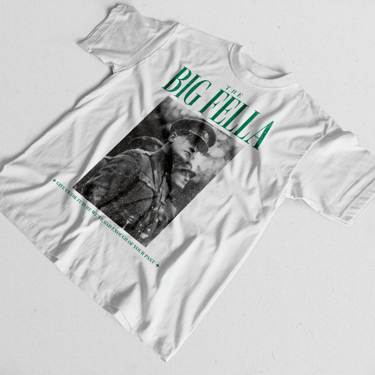 Eirin Apparel Men's T-Shirt White / S Men's 'The Big Fella' Michael Collins T-Shirt