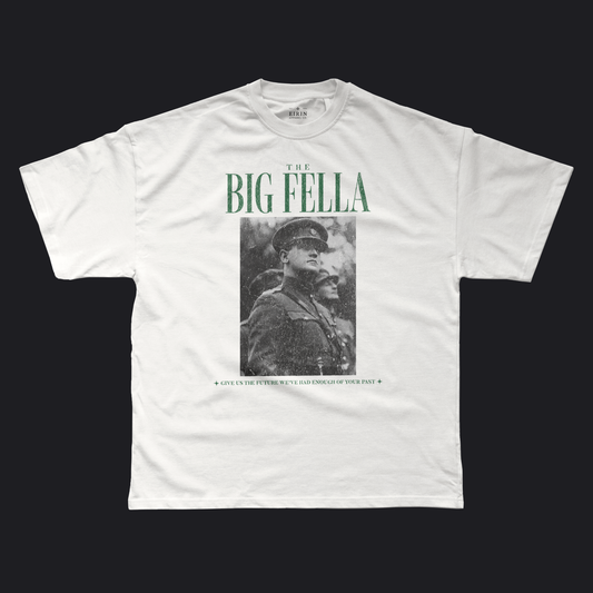 Eirin Apparel Men's T-Shirt White / S Men's 'The Big Fella' Michael Collins T-Shirt