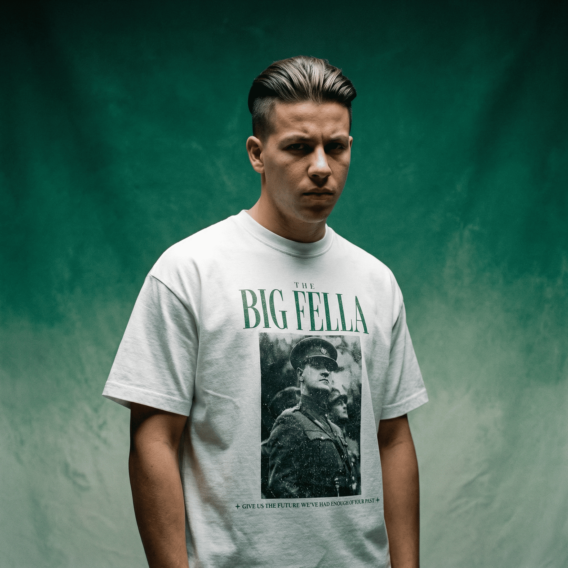Eirin Apparel Men's T-Shirt White / S Men's 'The Big Fella' Michael Collins Tribute T-Shirt