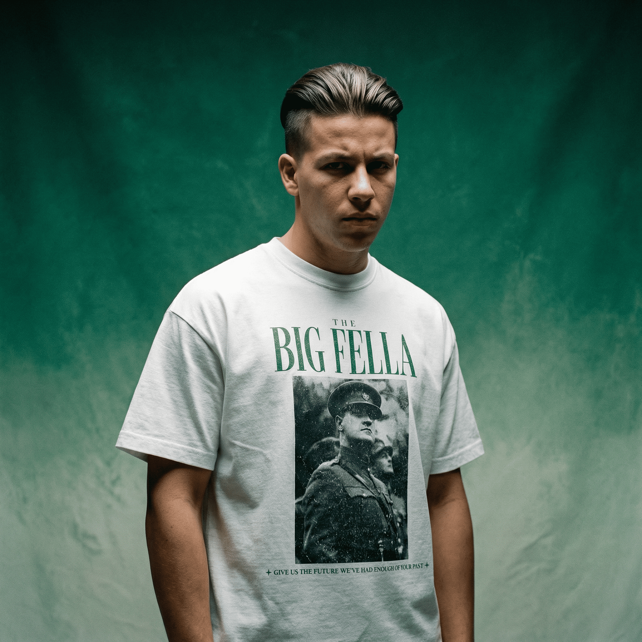 Eirin Apparel Men's T-Shirt White / S Men's 'The Big Fella' Michael Collins Tribute T-Shirt
