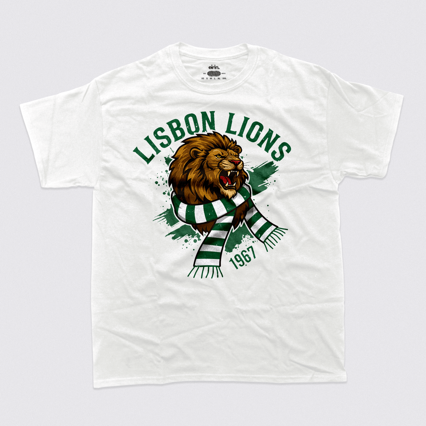 Eirin Apparel Men's T-Shirt White / S Unisex Roaring Lisbon Lions 1967 T-Shirt