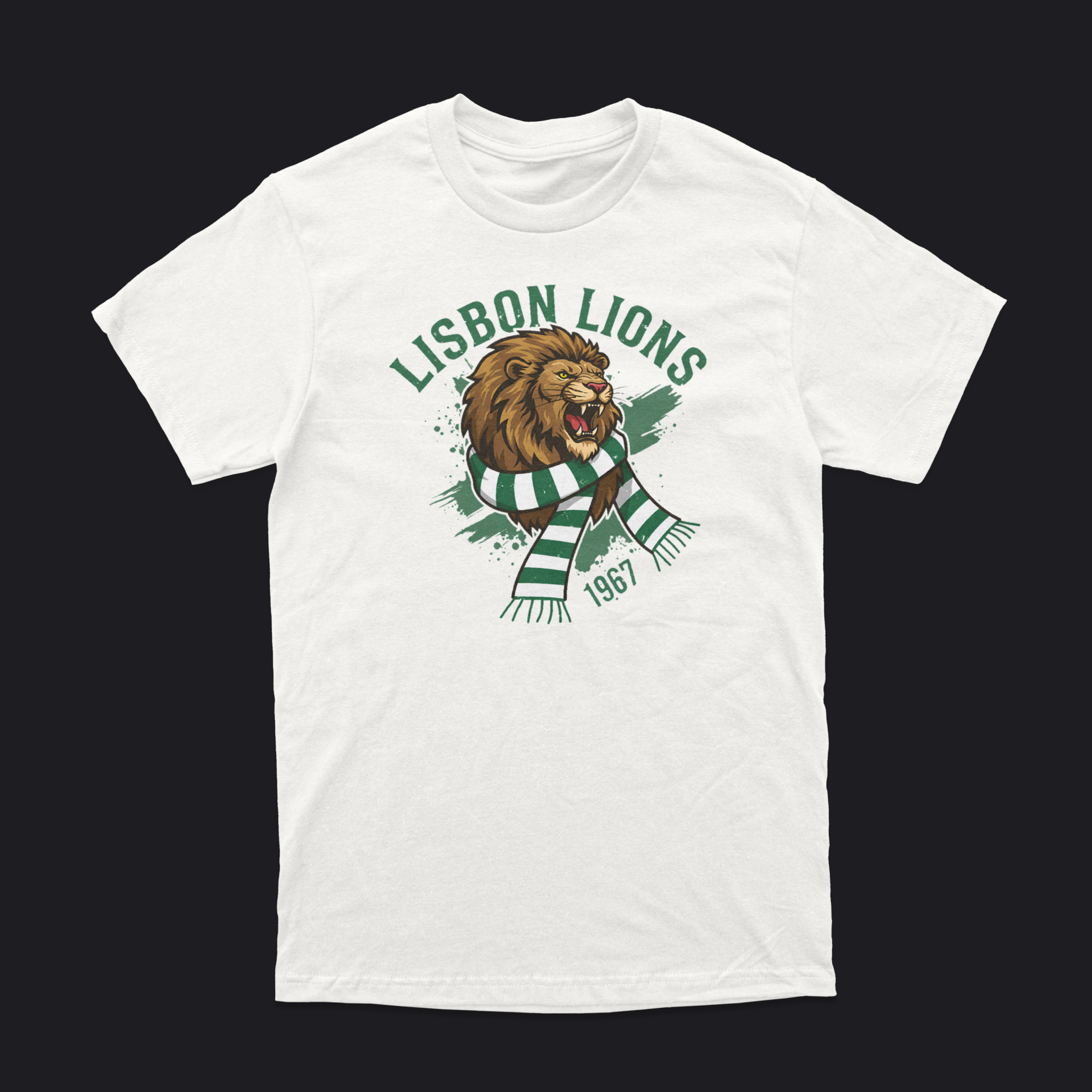 Eirin Apparel Men's T-Shirt White / S Unisex Roaring Lisbon Lions 1967 T-Shirt