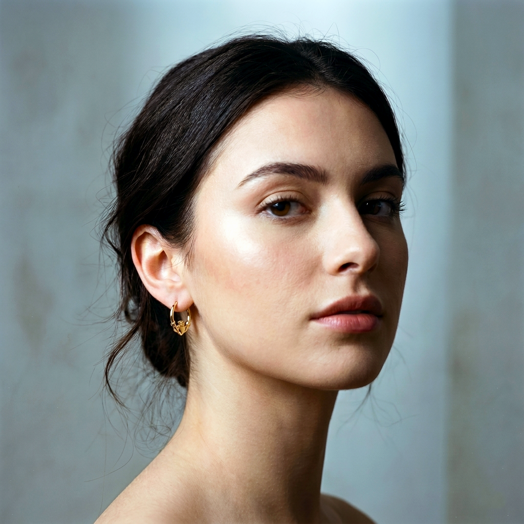 Eirin Apparel Mini Claddagh Hoop Earrings Dainty Gold-Plated Claddagh Hoop Earrings – 'Gríanóg' (Little Sun)