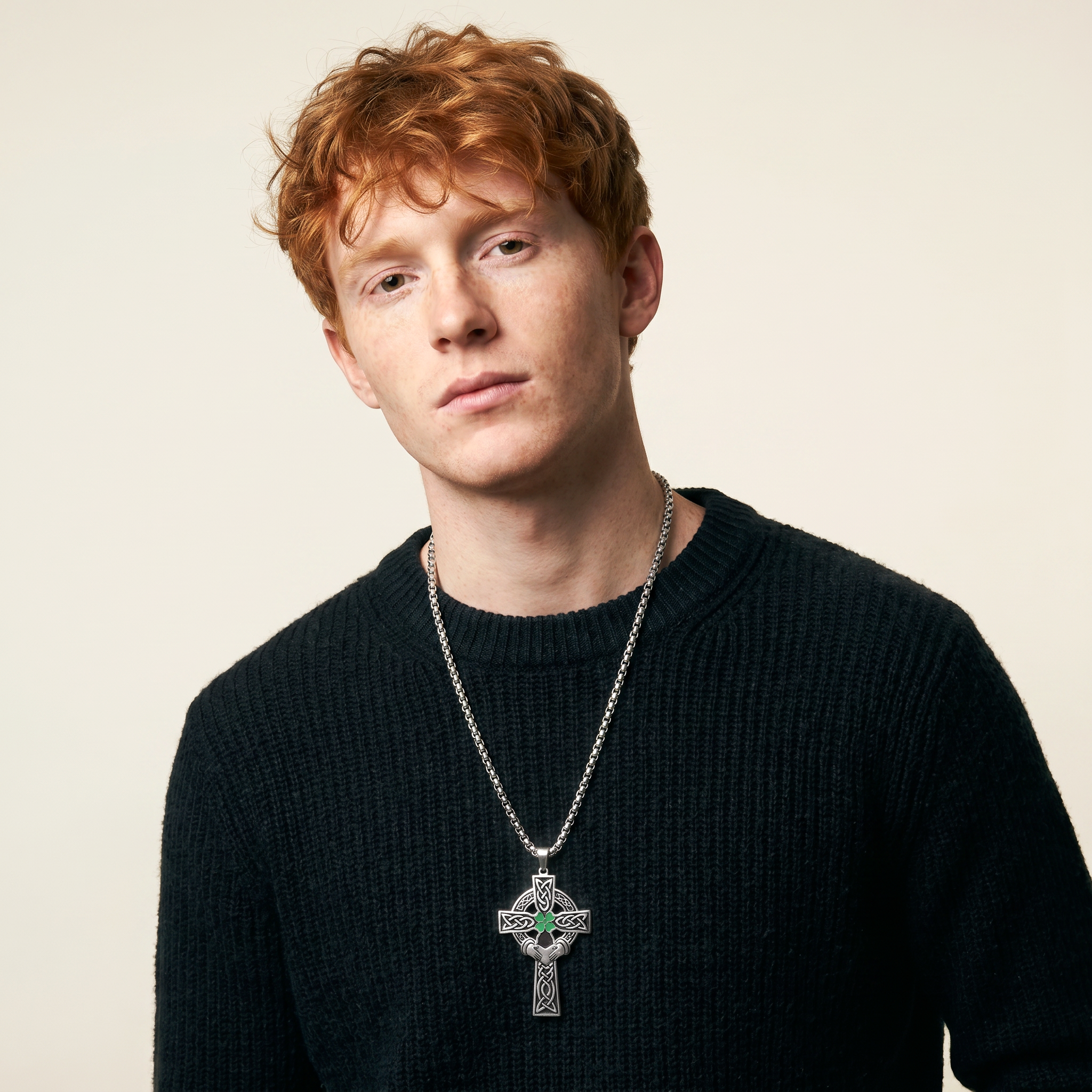Eirin Apparel Necklace Celtic Cross Necklace – 'Dílseacht' (Loyalty)