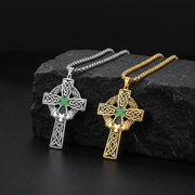 Eirin Apparel Necklace Celtic Cross Necklace – 'Dílseacht' (Loyalty)