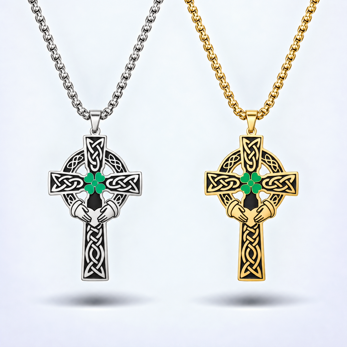 Eirin Apparel Necklace Celtic Cross Necklace – 'Dílseacht' (Loyalty) [collection-cover-only]