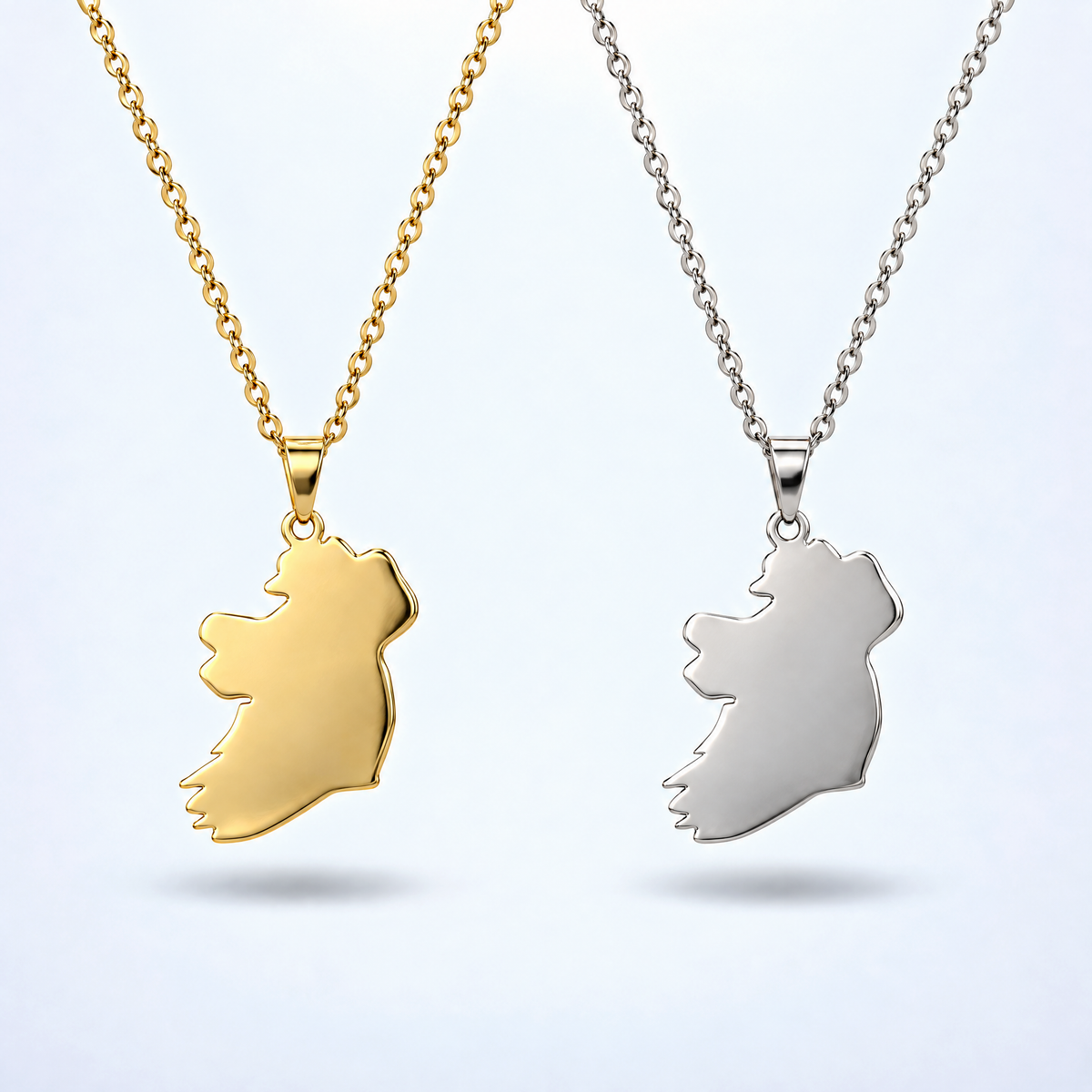 Eirin Apparel Necklace Classic Map of Ireland Necklace – ‘Oileán’ (Island) [collection-cover-only]