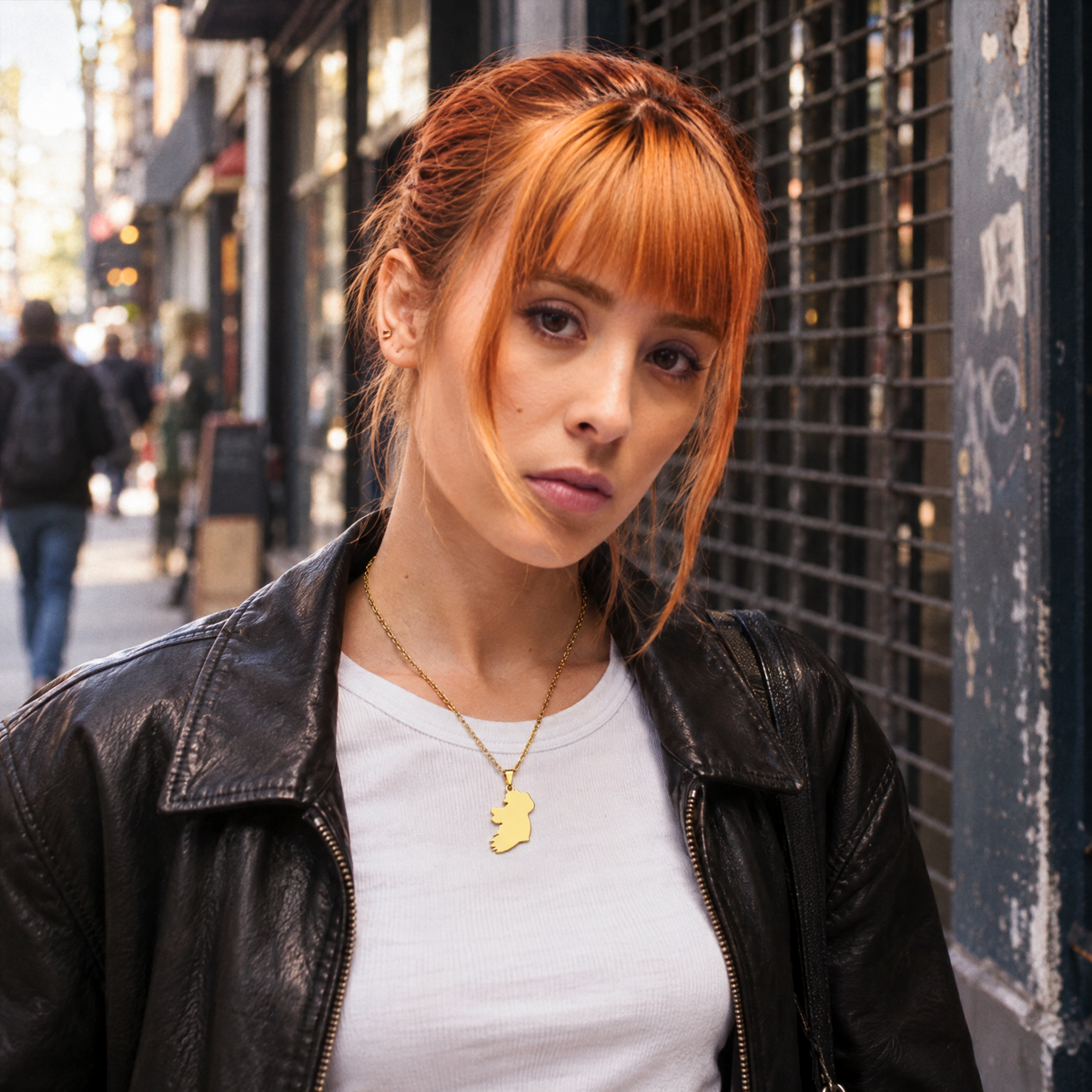 Eirin Apparel Necklace Classic Map of Ireland Necklace – ‘Oileán’ (Island)