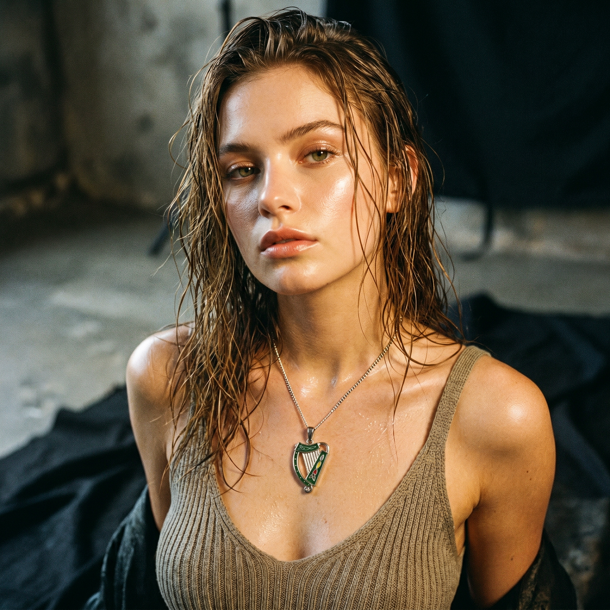 Eirin Apparel Necklace Irish Harp Necklace – 'Ceol' (Music)