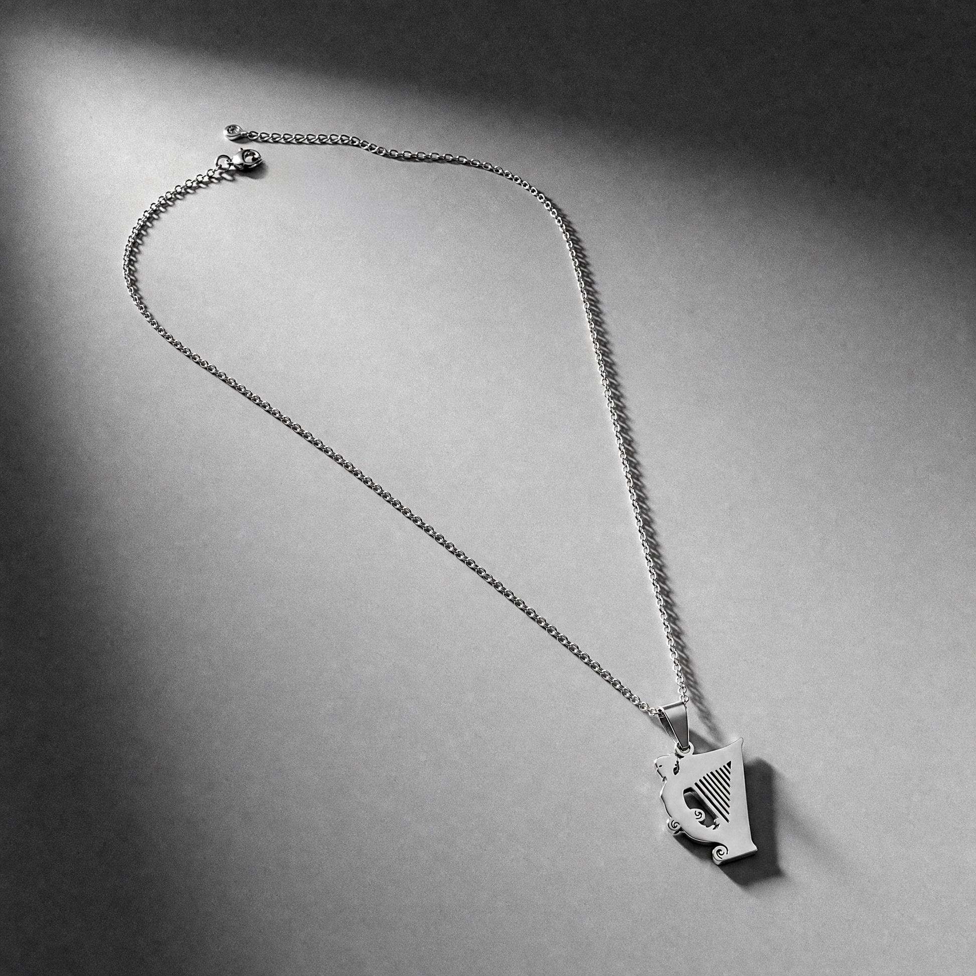 Eirin Apparel Necklace Irish Harp Necklace – 'Macalla' (Echo)