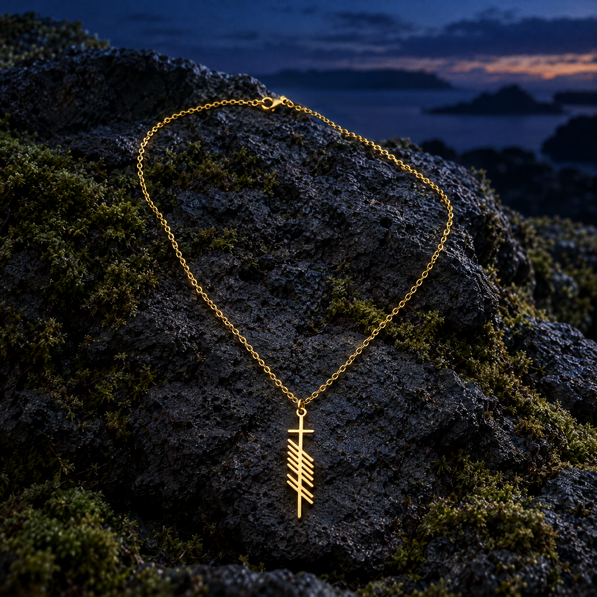 Eirin Apparel Necklace Ogham Necklace – ‘Love’ (Grá)