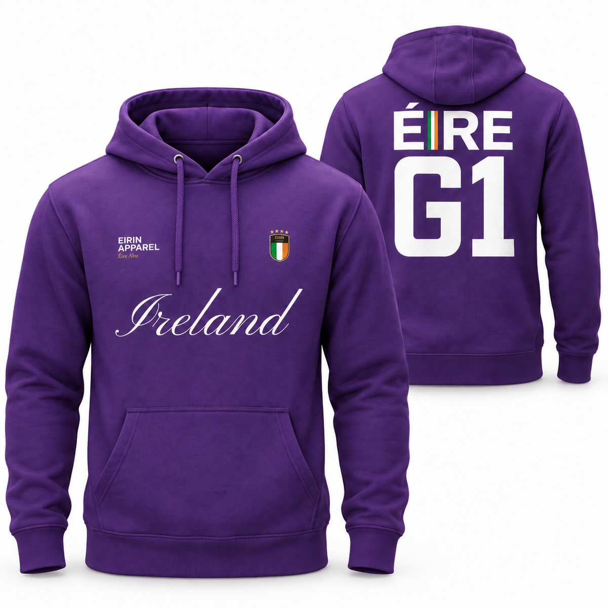 Eirin Apparel Performance Hoodie 'G1 – Gaelic One' Sports Hoodie