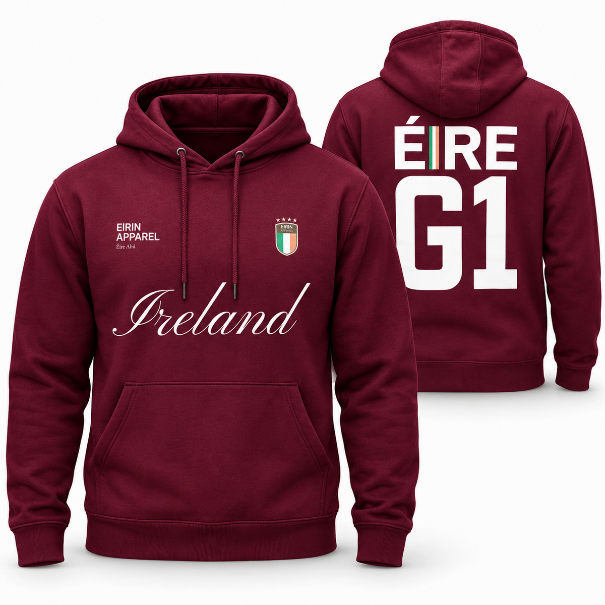 Eirin Apparel Performance Hoodie 'G1 – Gaelic One' Sports Hoodie