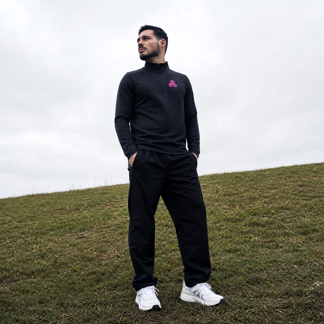 Eirin Apparel Performance Quarter-Zip 'Triskele' Performance Quarter-Zip