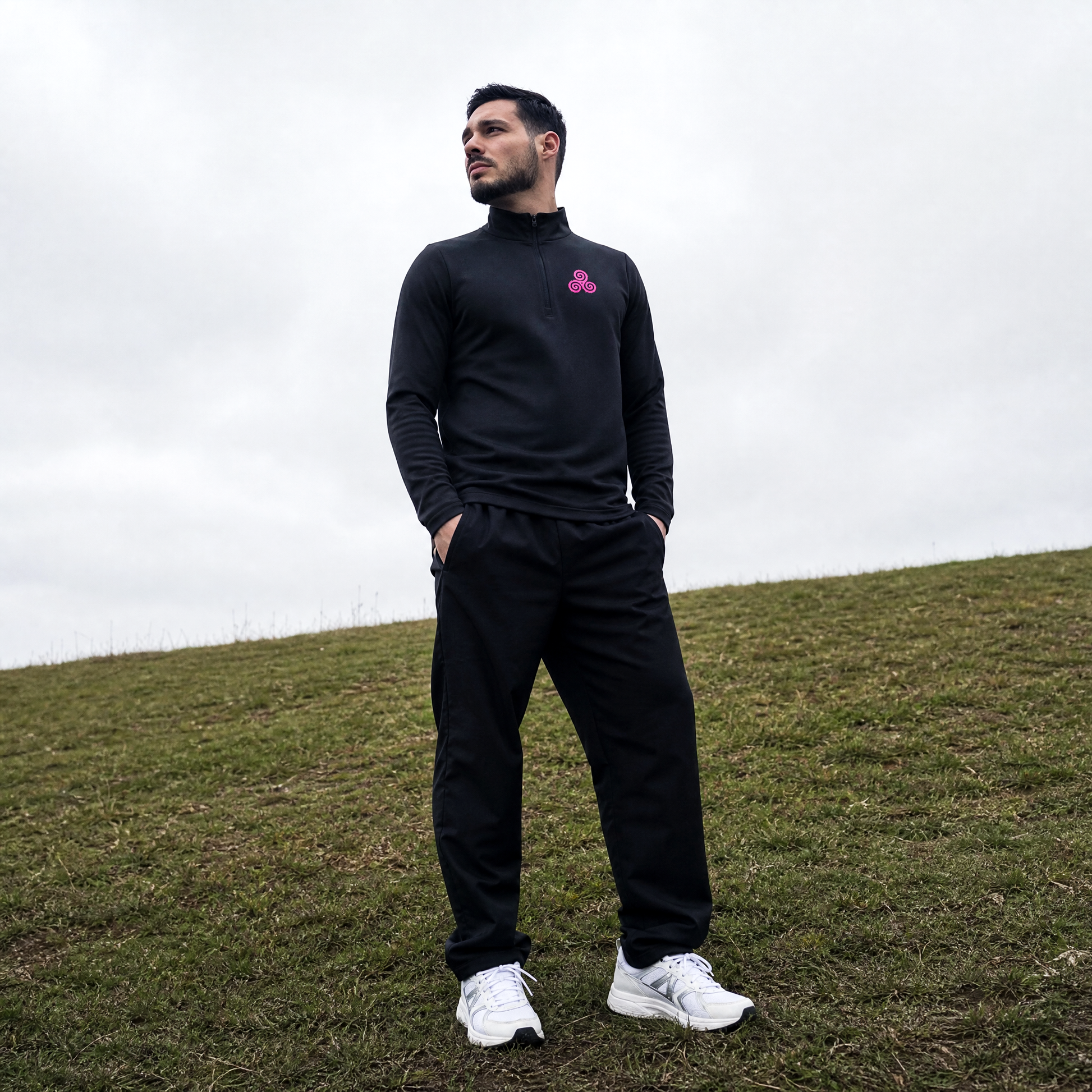 Eirin Apparel Performance Quarter-Zip 'Triskele' Performance Quarter-Zip