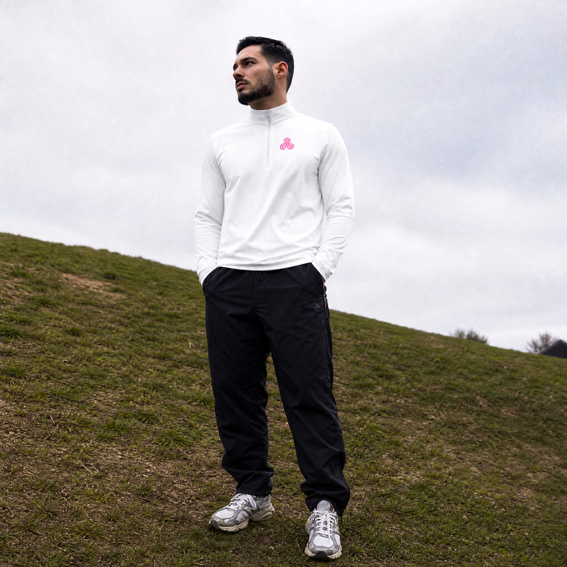 Eirin Apparel Performance Quarter-Zip 'Triskele' Performance Quarter-Zip