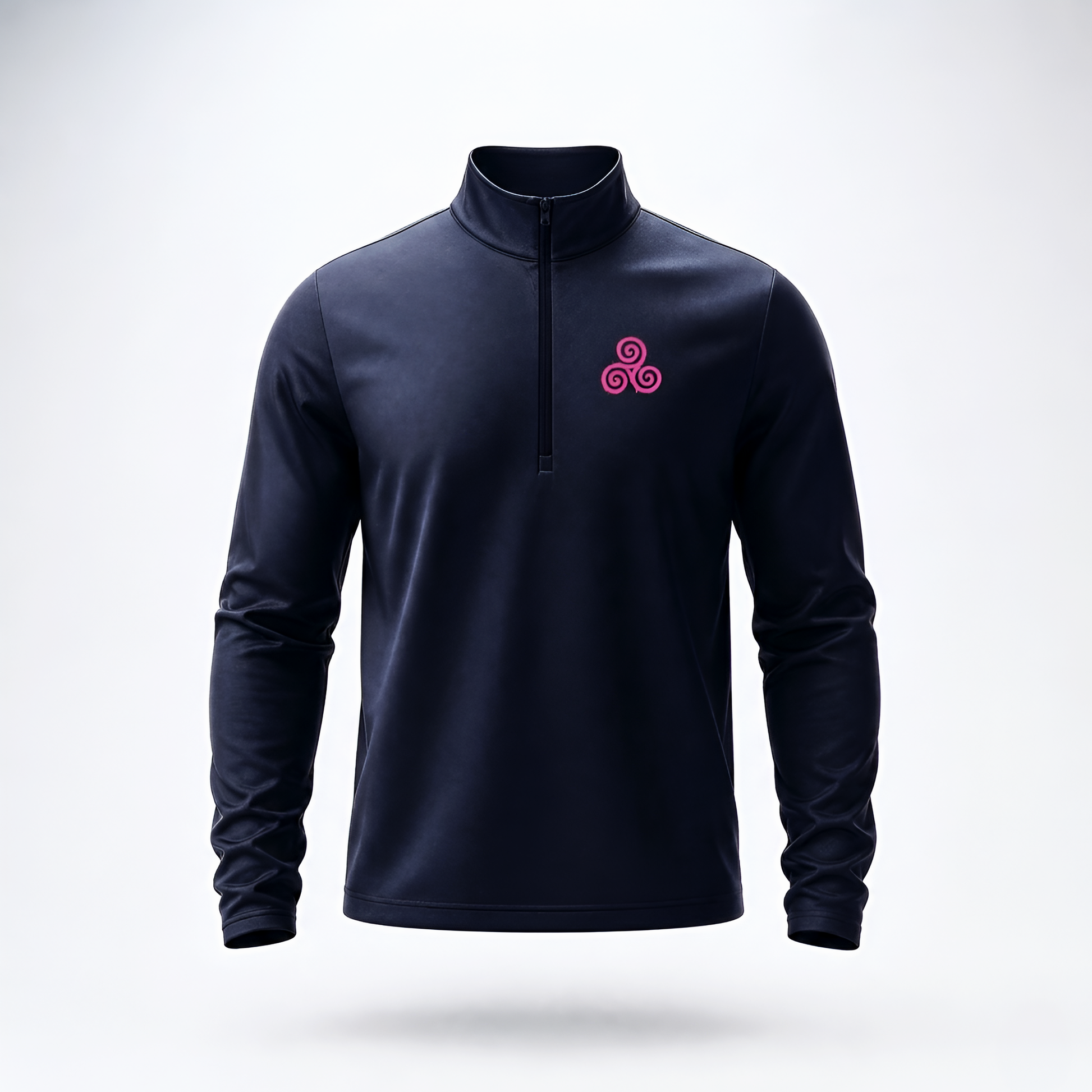 Eirin Apparel Performance Quarter-Zip True Navy / XS 'Triskele' Performance Quarter-Zip
