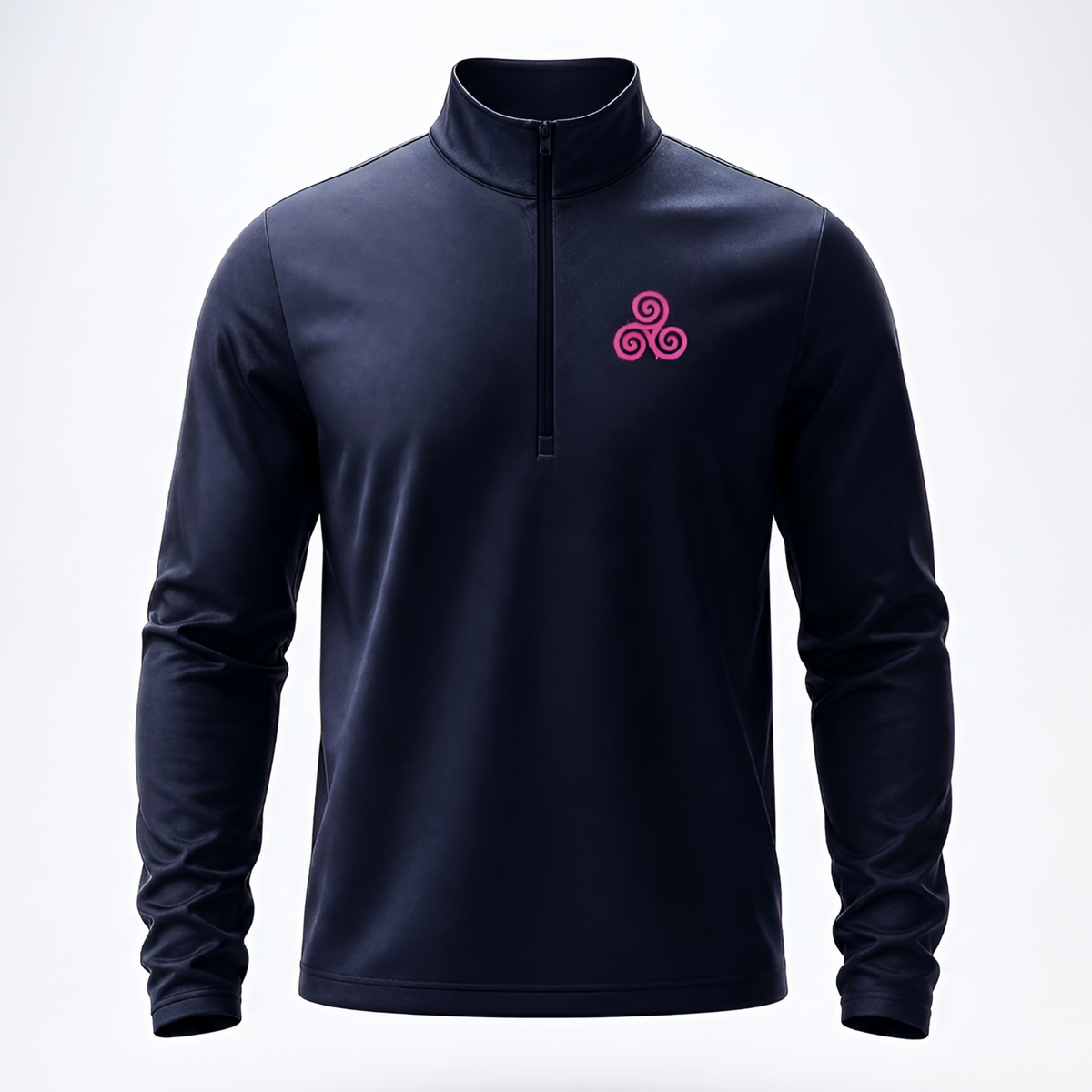 Eirin Apparel Performance Quarter-Zip True Navy / XS 'Triskele' Performance Quarter-Zip
