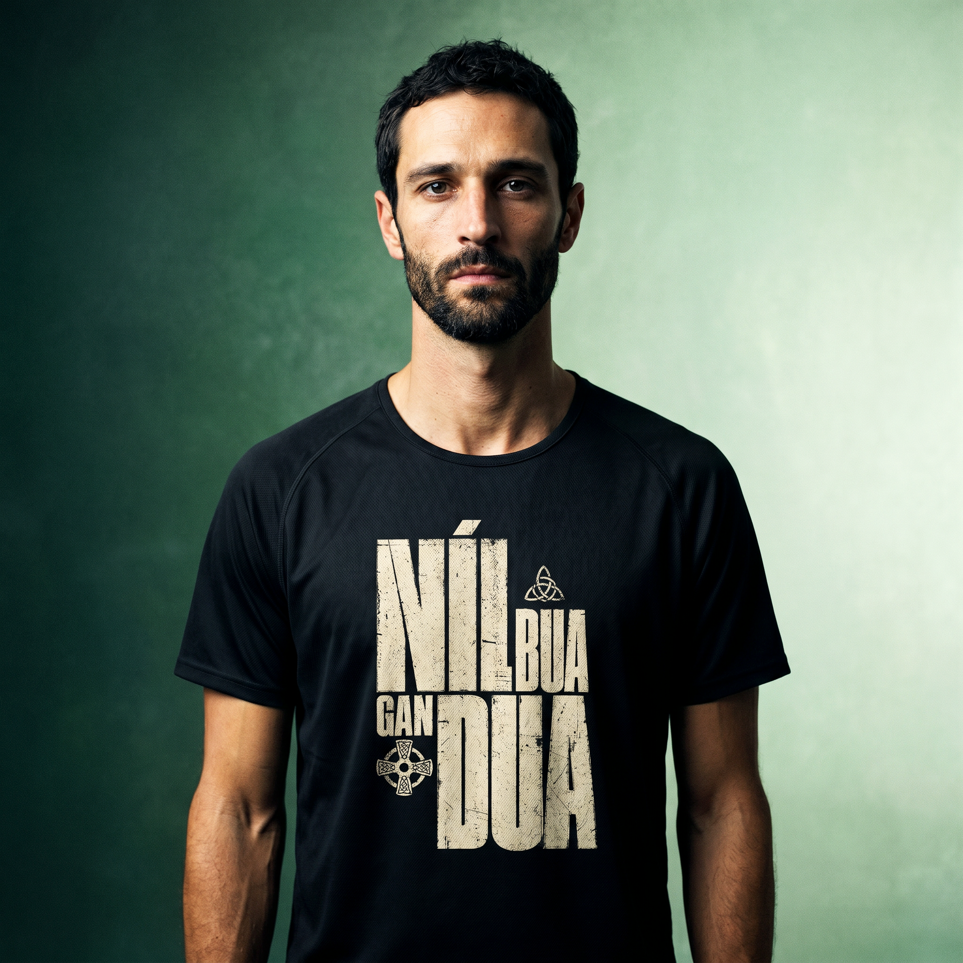 Eirin Apparel Performance T-Shirt Black / S 'No Pain, No Gain' Gaeilge Performance T-Shirt