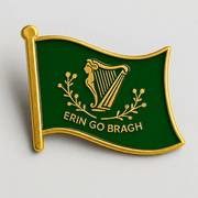 Eirin Apparel Single Lapel Pin Brooch Erin Go Bragh Lapel Pin