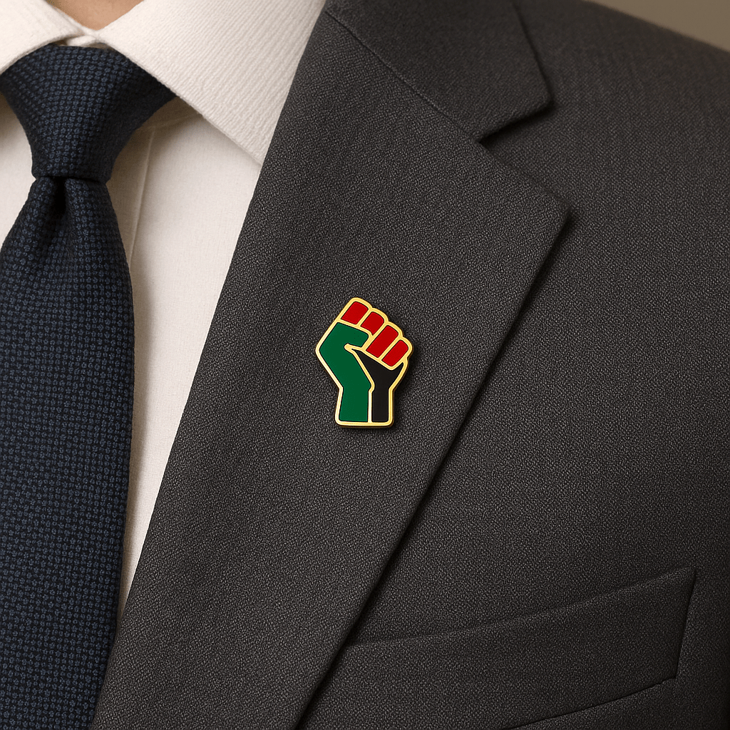 Eirin Apparel Single Lapel Pin Brooch Freedom For Palestine Fist Lapel Pin Brooch Badge - Collector’s Edition