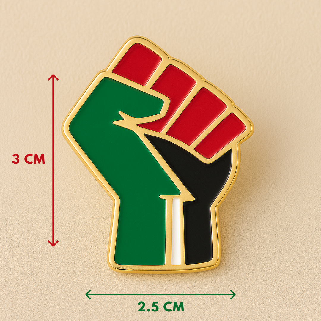 Eirin Apparel Single Lapel Pin Brooch Freedom For Palestine Fist Lapel Pin Brooch Badge - Collector’s Edition