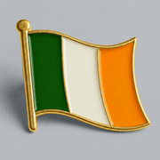Eirin Apparel Single Lapel Pin Brooch Ireland Flag Lapel Pin