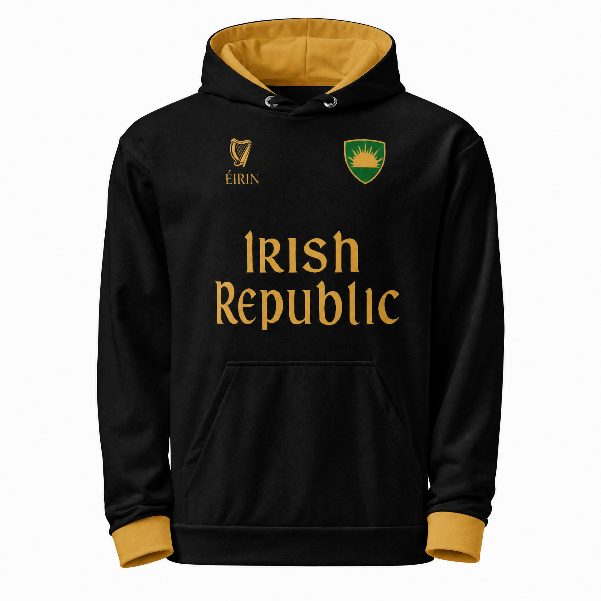 Eirin Apparel Unisex Hoodie ‘1916 Proclamation’ Hoodie – Black/Gold