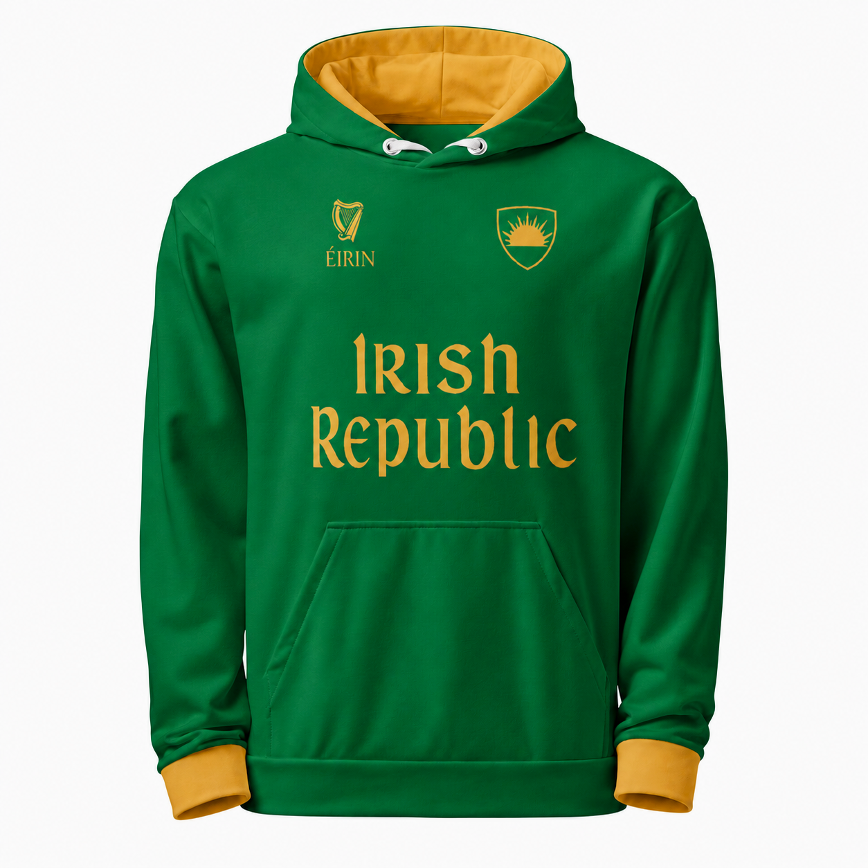 Eirin Apparel Unisex Hoodie ‘1916 Proclamation’ Hoodie – Green/Gold