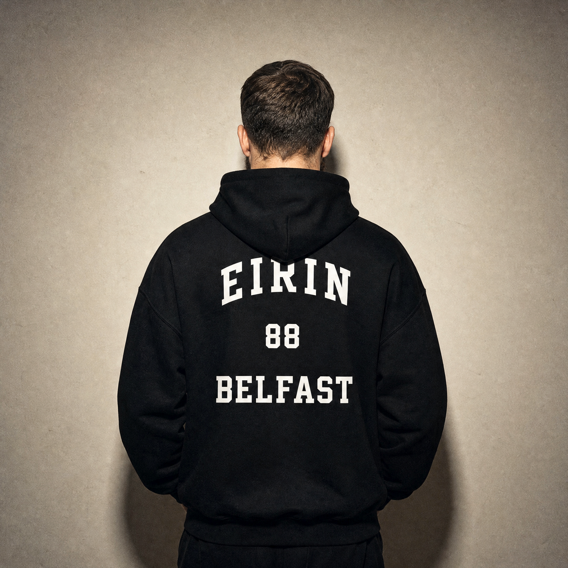 Eirin Apparel Unisex Hoodie Black / S '88 Belfast' Hoodie
