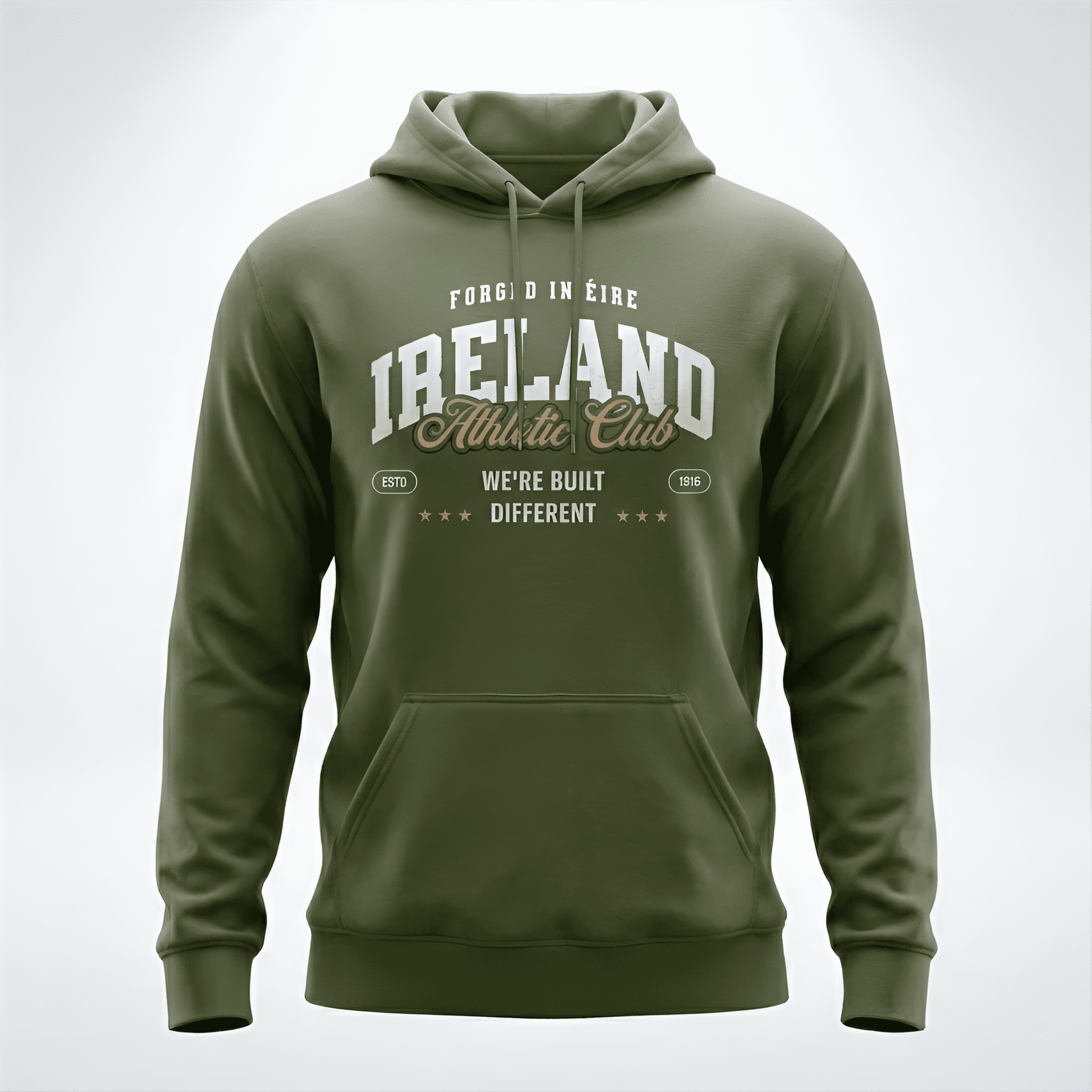 Eirin Apparel Unisex Hoodie 'Built Different' Sports Hoodie