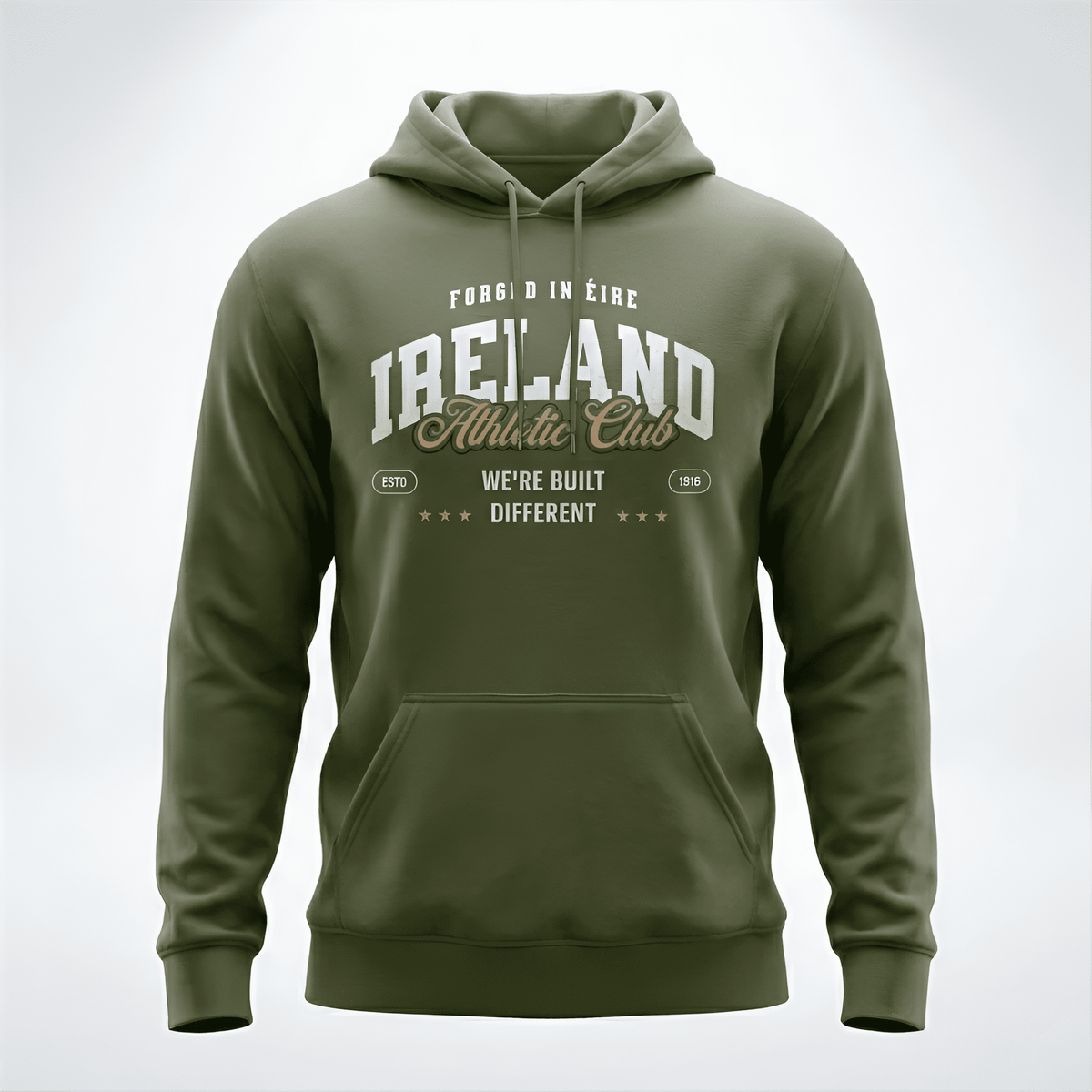 Eirin Apparel Unisex Hoodie 'Built Different' Sports Hoodie
